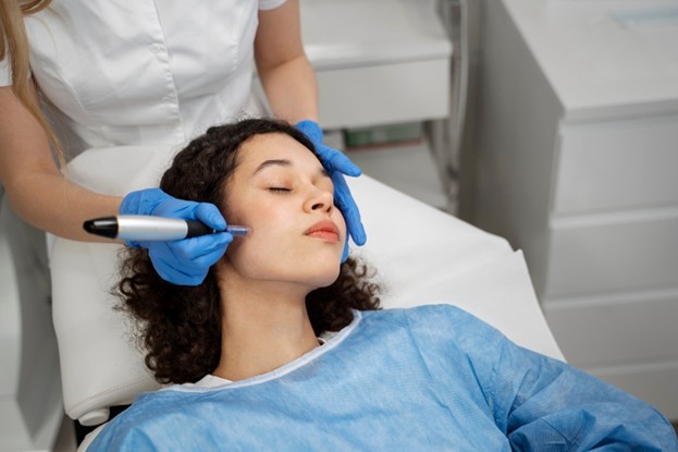 Laser resurfacing treatment