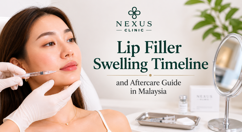 Lip filler aftercare timeline in Malaysia