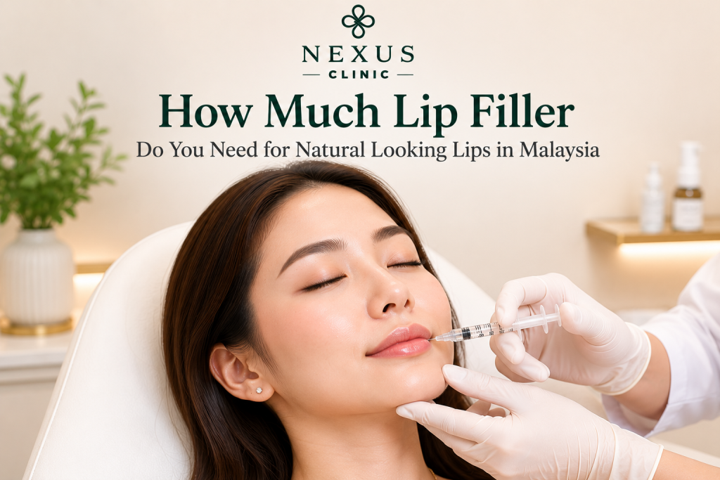 Lip filler treatment in Malaysia at Nexus Clinic